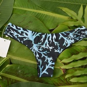 San Lorenzo Blue Reef Sport Brief Bottoms Large